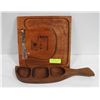 Image 1 : 1960s BARIBO MAID MAPLE WOOD CHEESE BOARD WITH