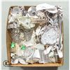 1823  CRYSTAL/GLASS ASSORTED LOT OF 25 PIECES