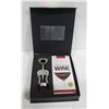 LEEDS WINE CORK OPENER AND POCKET GUIDE TO WINE