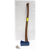 Image 1 : AXE - HAS BEEN PAINTED OVER BROWN + BLUE