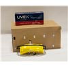 Image 1 : UVEX SAFETY GLASSES S2500 BLK / CLR QTY: 10