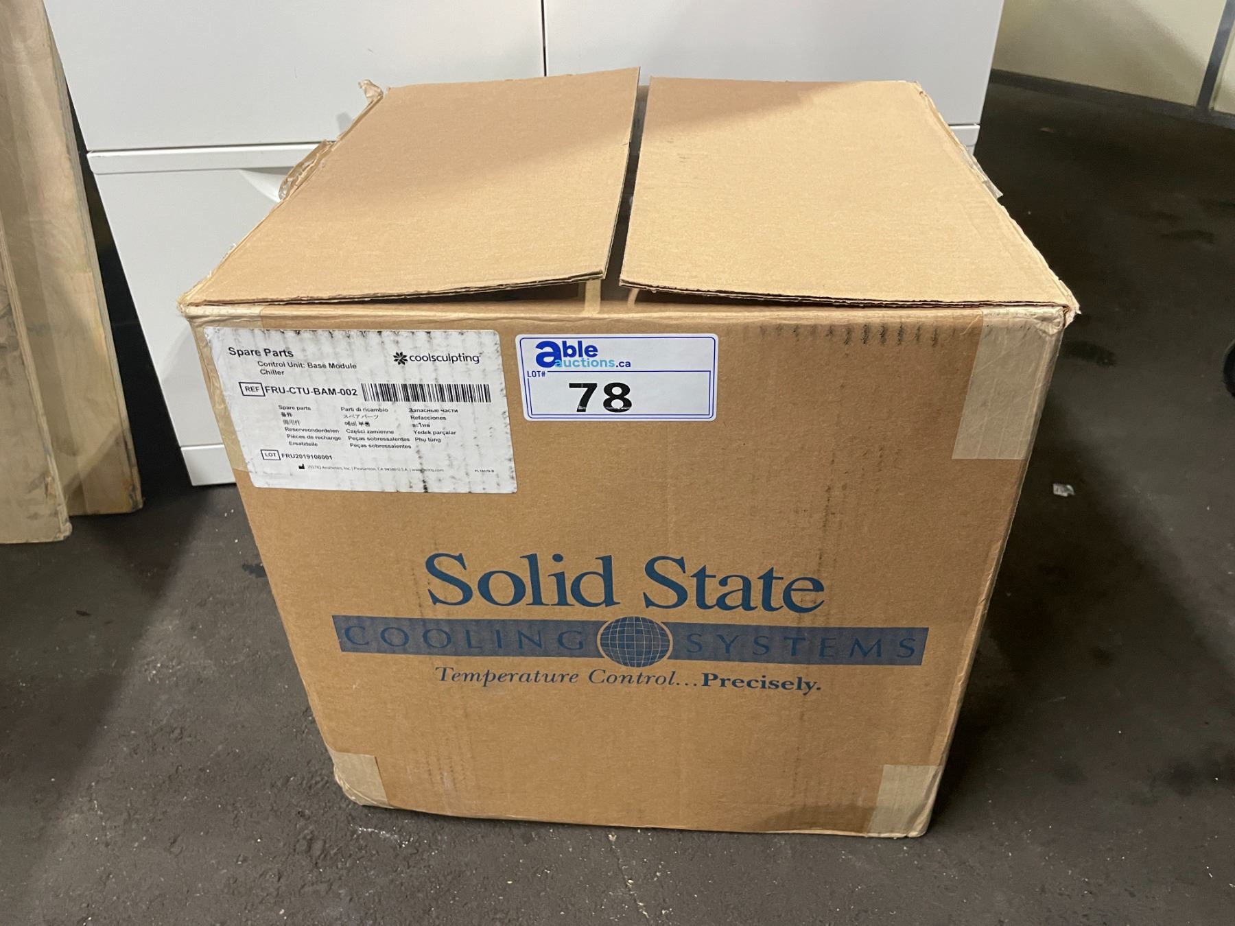 Ctu Box COOLSCULPTING CONTROLLER UNIT BASE MODULE CHILLER PART FRU-CTU-BAM-002 ...