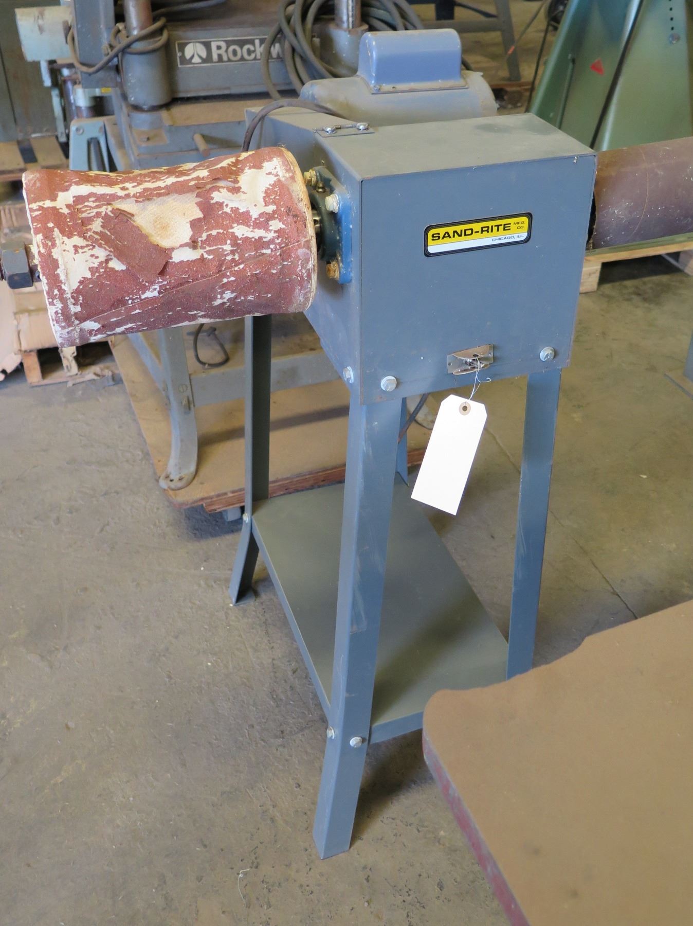 (R) Sand-Rite Mfg. Co. Duo Contour Finishing Sander w/ Baldor Motor