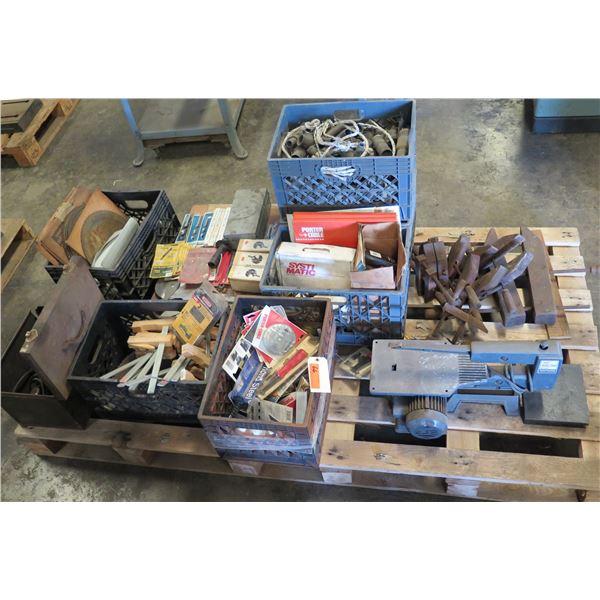 (S10) Contents of Pallet: Power & Hand Tools, Hardware, etc