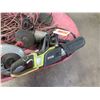 Image 2 : (RS) Wheelbarrow & Contents:  Power Tools, Cords, etc