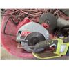 Image 3 : (RS) Wheelbarrow & Contents:  Power Tools, Cords, etc