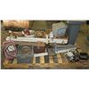 Image 1 : (S11) Contents of Pallet: Power & Hand Tools, Motors, Hardware, etc