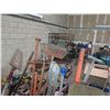 Image 3 : (S11) Qty 2 Plastic Drums w/ Misc Landscape Tools, Brooms, Rakes, etc