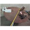 Image 10 : (S12) Round Metal Table 54"dia, 30"H, w/ Misc Clamps 