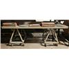 Image 10 : (S11) Rolling Table w/ Multiple Circular Saw Blades 