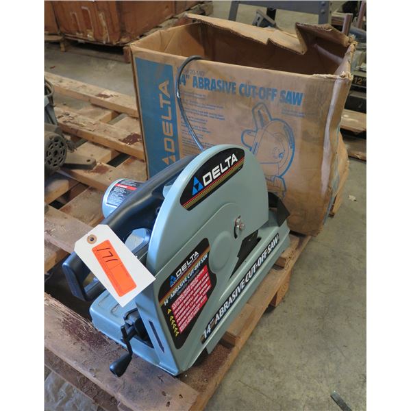 (S11) Delta 14" Abrasive Cut-Off Saw w/ Original Box