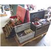 Image 1 : (S17) Contents of Pallet:  Multiple Toolboxes w/ Hand Tools, Hardware, etc