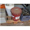 Image 3 : (S12) Contents of Pallet:  Multiple Tool Boxes (empty), Drum Grease, Misc Tubing, etc