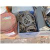 Image 4 : (S12) Contents of Pallet:  Multiple Tool Boxes (empty), Drum Grease, Misc Tubing, etc