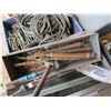 Image 6 : (S12) Contents of Pallet:  Multiple Tool Boxes (empty), Drum Grease, Misc Tubing, etc