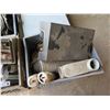 Image 7 : (S12) Contents of Pallet:  Multiple Tool Boxes (empty), Drum Grease, Misc Tubing, etc