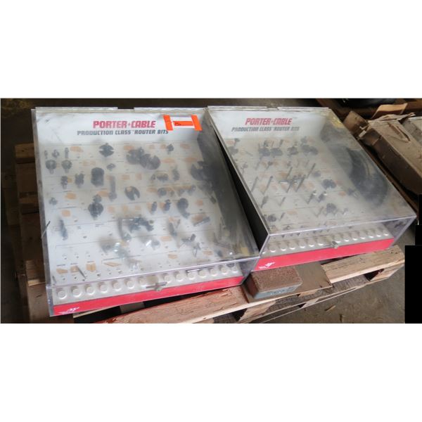 (S12) Qty 2 Porter-Cable Cases Production Class Router Bits