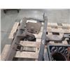 Image 2 : (S12) Contents of Pallet:  Multiple Wheels, Jack Stand, etc