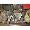 Image 2 : (S13) Contents of Pallet:  Multiple Metal Rods, Mitre Box, Hardware, etc