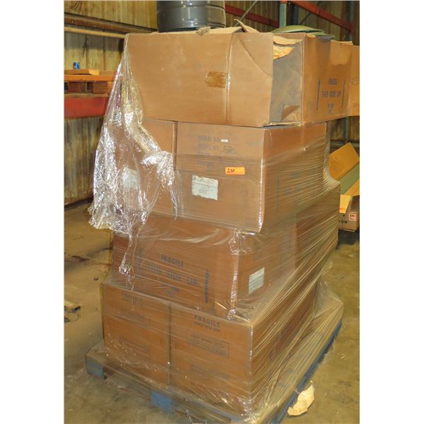 (S13) Contents of Pallet:  Multiple Boxes P-70 Dust Collector Cylinders w/ Lids