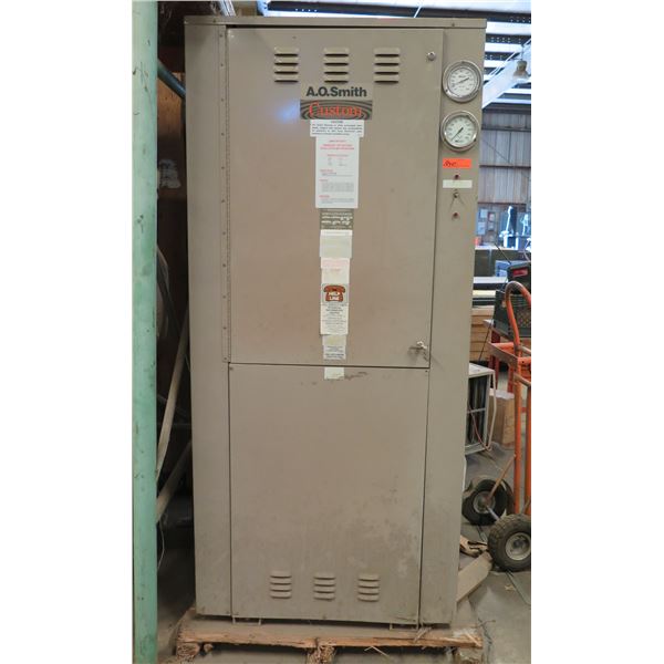 (S14) A.O. Smith DVE 200-9 Custom Automatic Electric Water Heater Cabinet 36"x42"x80"H