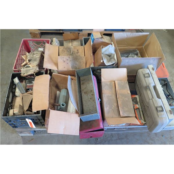 (S15) Contents of Pallet: Power & Hand Tools, Hardware, etc