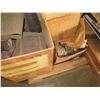 Image 2 : (S7) Contents of Pallet:  Saw Blades, Abrasives, Hardware, Metal Box, etc