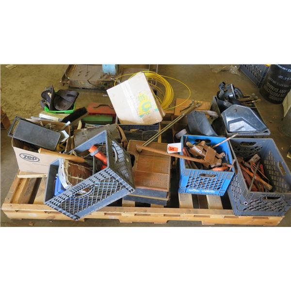 (S4) Contents of Pallet:  Hand Tools, Parts, Hardware, etc