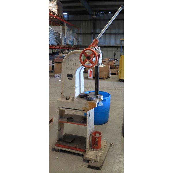 (S2) Atlas Compound Mandrel Press No. 3 on Stand