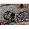 Image 3 : (S3) Contents of Pallet:  Metal Bands, Hardware, Cords, etc
