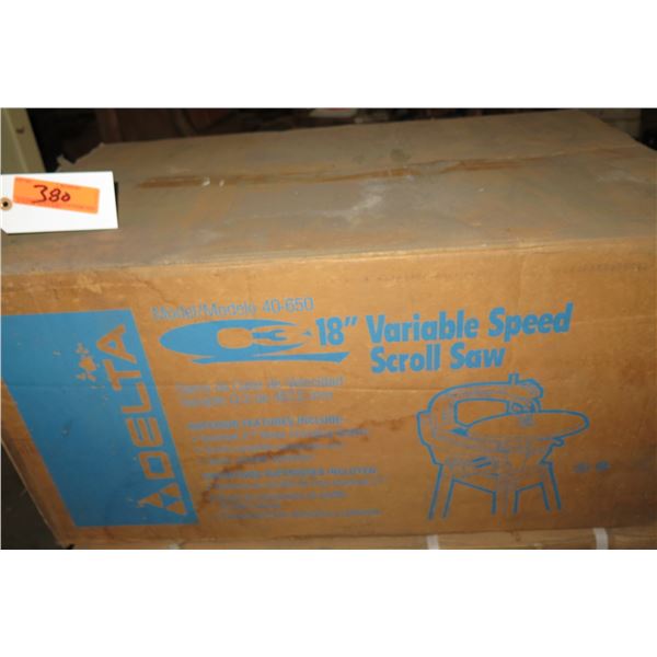 (S6) Delta 40-650 Variable Speed 18" Scroll Saw New in Box