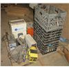 Image 1 : (S6) Contents of Pallet:  Converter, Machines, Circuit Breakers, Bins, etc