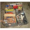Image 1 : (S3) Contents of Pallet:  Hand Tools, Hooks 