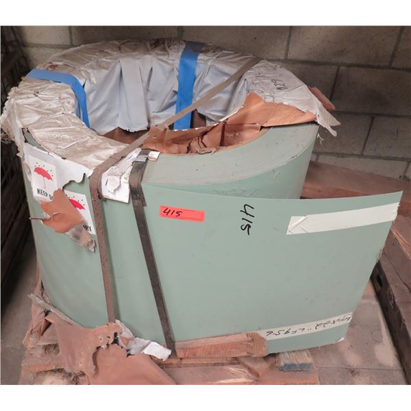 (S17) Contents of Pallet:  Roll of Sheet Metal 22"W