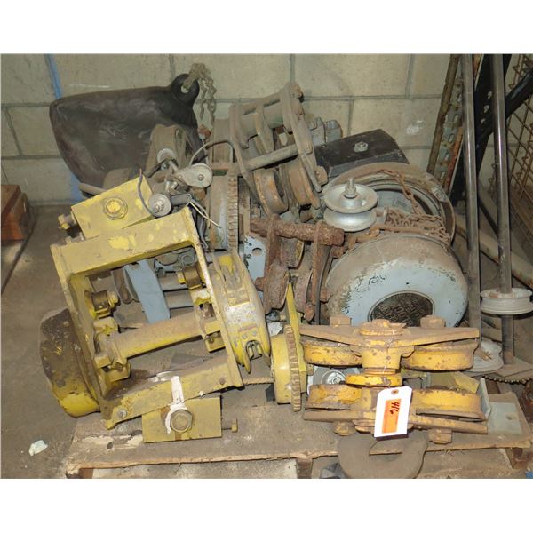 (S17) Contents of Pallet:  Machinery Parts, Hardware, etc