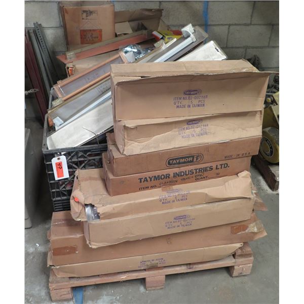 (S16) Contents of Pallet:  Bathroom Accessories, Hardware, etc