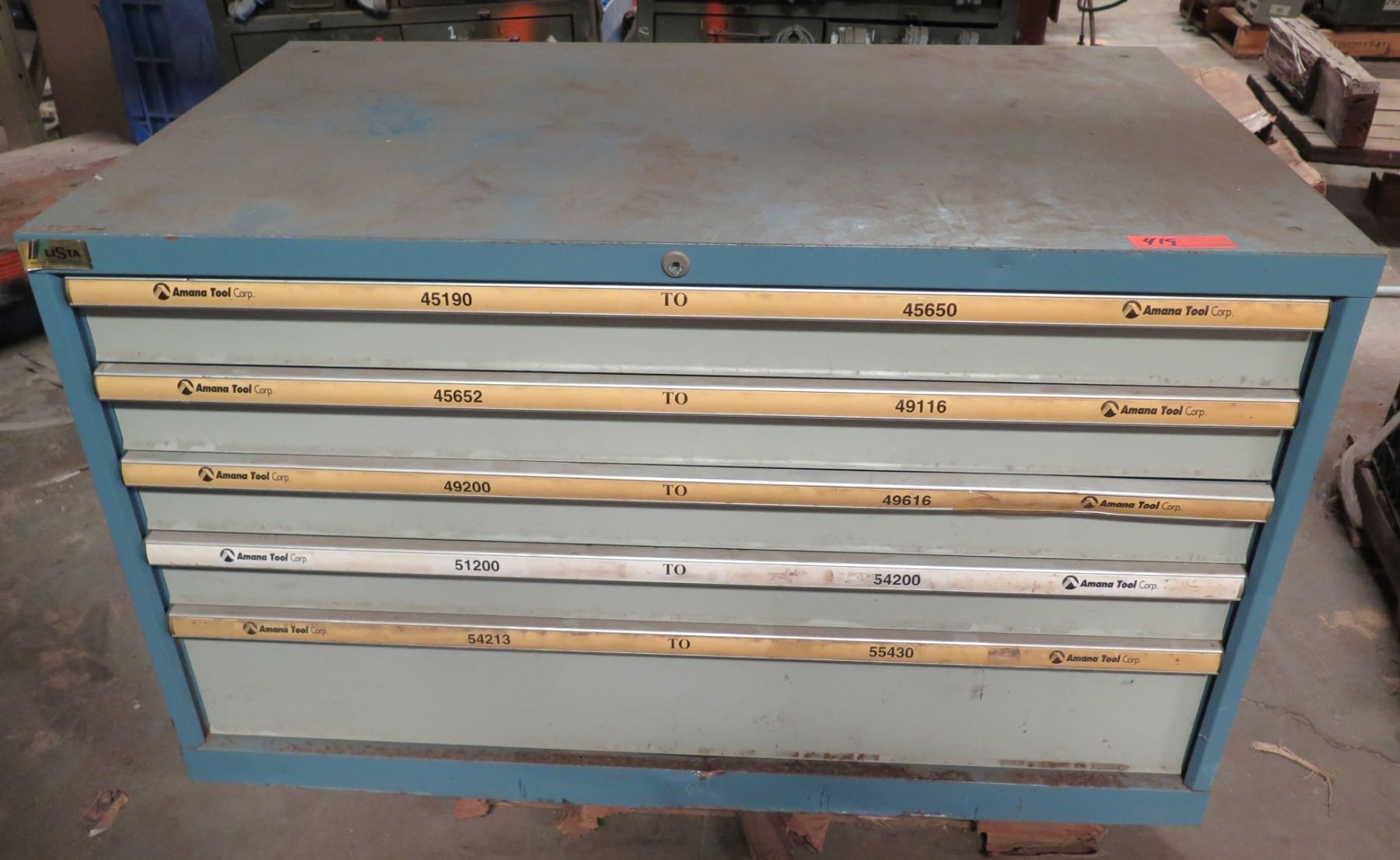 (S12) Multi-Drawer Cabinet & Contents: Hardware, etc