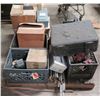 Image 1 : (S6) Contents of Pallet:  Pump Parts, Metal Rods, Hardware, etc
