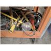 Image 6 : (S7) Rolling Cart & Contents:  Lights, Stands, Cords, etc