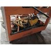 Image 9 : (S7) Rolling Cart & Contents:  Lights, Stands, Cords, etc