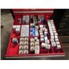 Image 13 : (S7) Porter-Cable Tool Chest Filled With Router Bits, Hardware, Accessories , etc