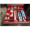 Image 9 : (S7) Porter-Cable Tool Chest Filled With Router Bits, Hardware, Accessories , etc