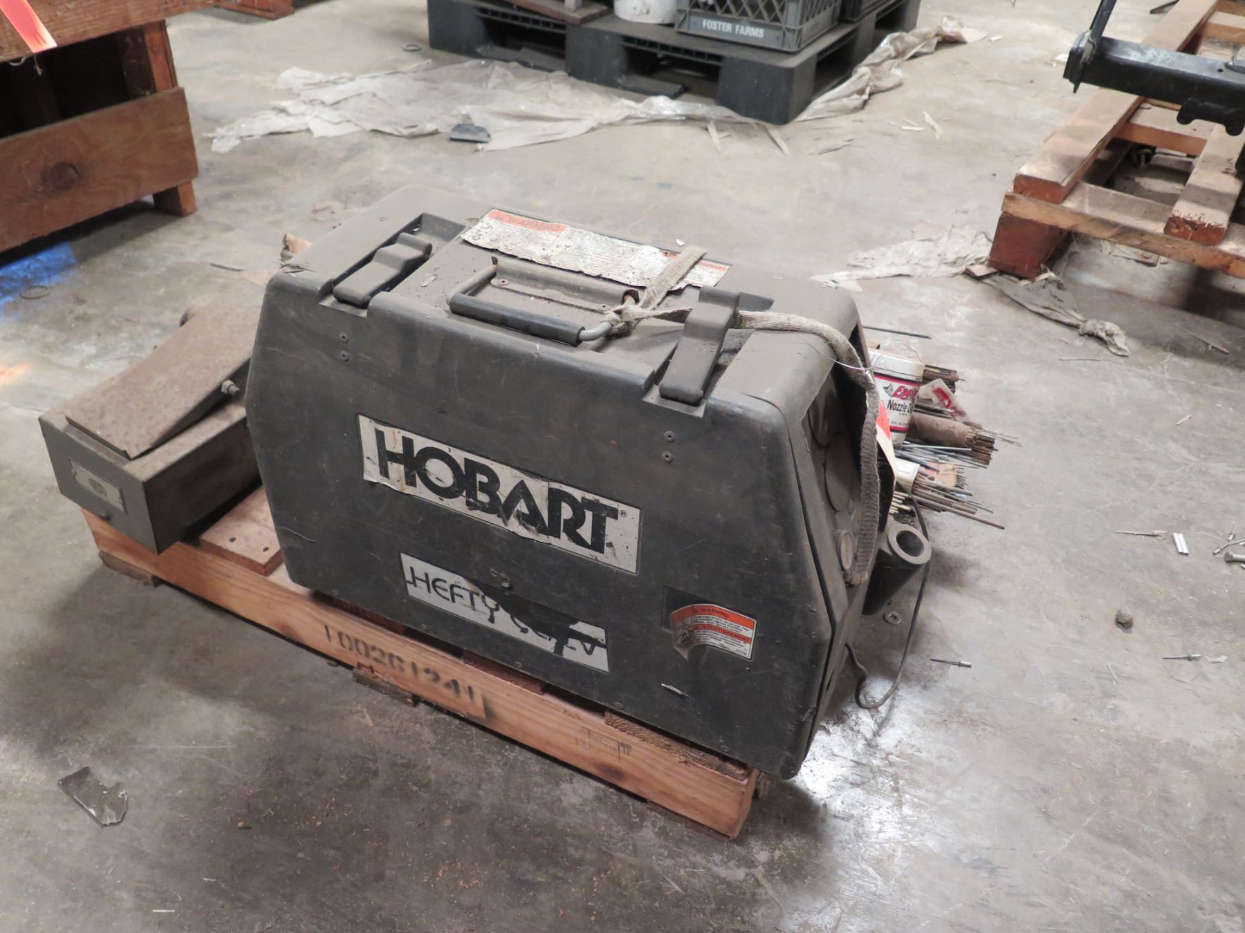 Howard Pallets (S6) Contents of Pallet: Hobart Hefty Welder, Hardware, etc - Oahu Auctions