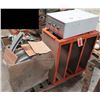 Image 1 : (S5) Contents of Pallet:  Bosch PHCC Heater, Metal Shelving Unit, Tools, etc