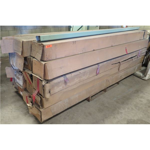 (CR) Contents of Pallet:   Gutter Drain-Pipe Lengths, Misc Sizes