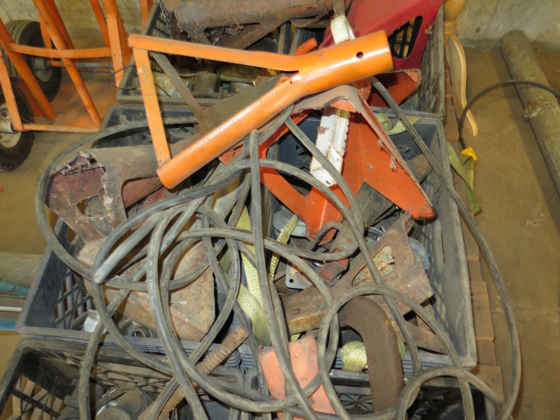 CR Contents Of Pallet Dollies Stands Cords Tools Etc cr-contents-of-pallet-dollies-stands-cords-tools-etc
