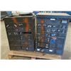 Image 1 : (S11) Qty 2 Metal Cabinets w/ Contents: Pipe Fittings, Elbows, Clamps, Hardware, etc