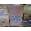 Image 9 : (S12) Contents of Pallet:  Porter-Cable Abrasive Rolls, Sentry Fire-Safe, 20S Water Heater,