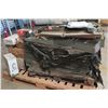 Image 1 : (S12) Contents of Pallet:  Pipe Lengths, Belts, Electronic Time Switch, AquaCharge Pump, etc