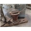 Image 5 : (S17) Contents of Pallet: Metal Cylinder Sections, Table Saw, Tools, Etc